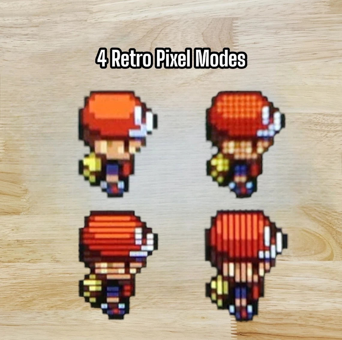 Custom Gameboy Advance - Retro Glow / Backlit Screen (IPS) / On Screen Display / USB-C Rechargeable Battery / GBA
