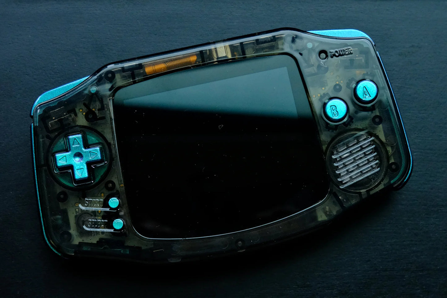 GBA Modded – IPS V5, USB‑C Battery, Clicky L/R, Audio Amp + New Speaker