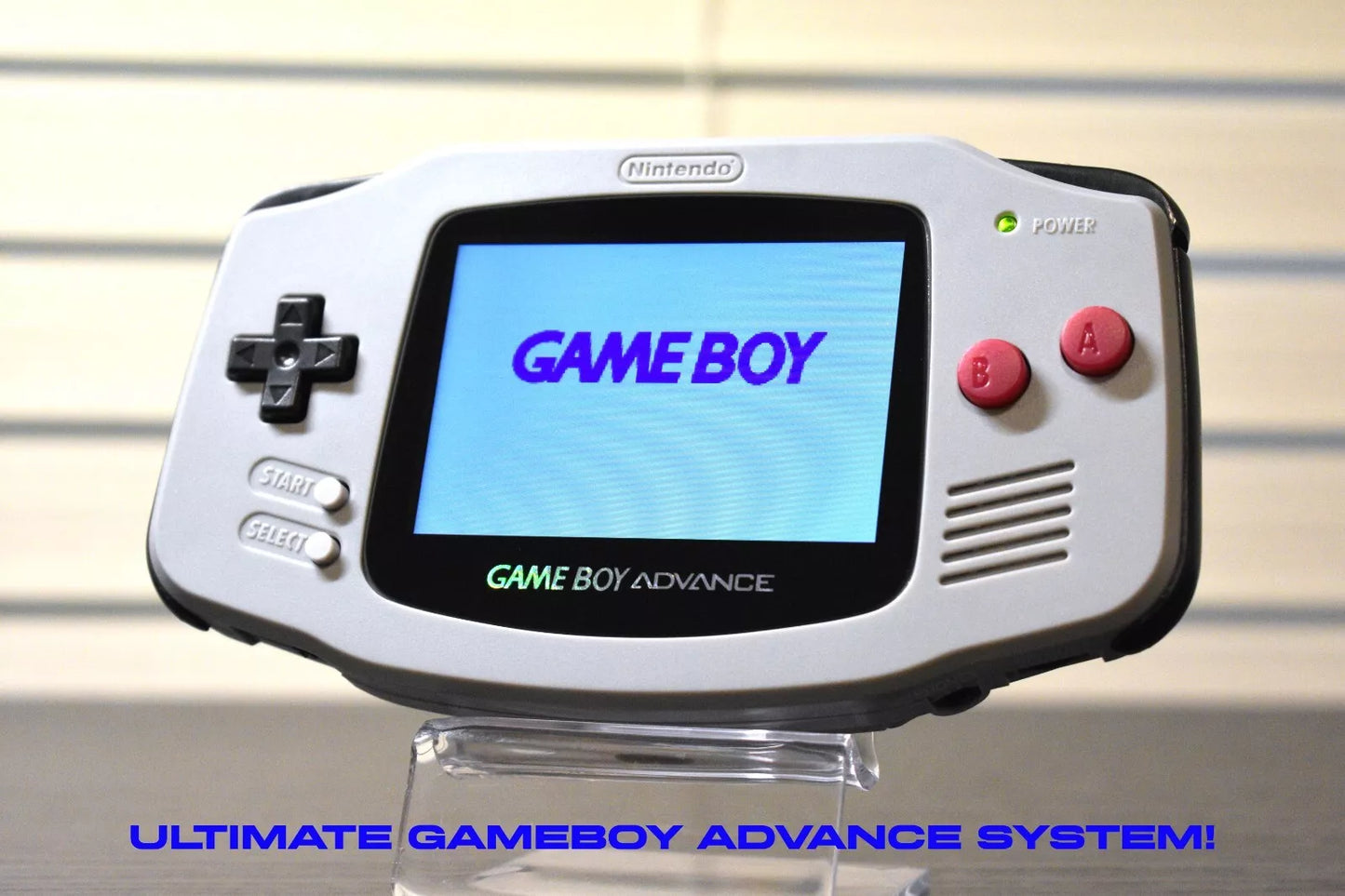 Nintendo Gameboy Advance Game Boy Console Backlit/Amp/USB-C/IPS V5 Classic