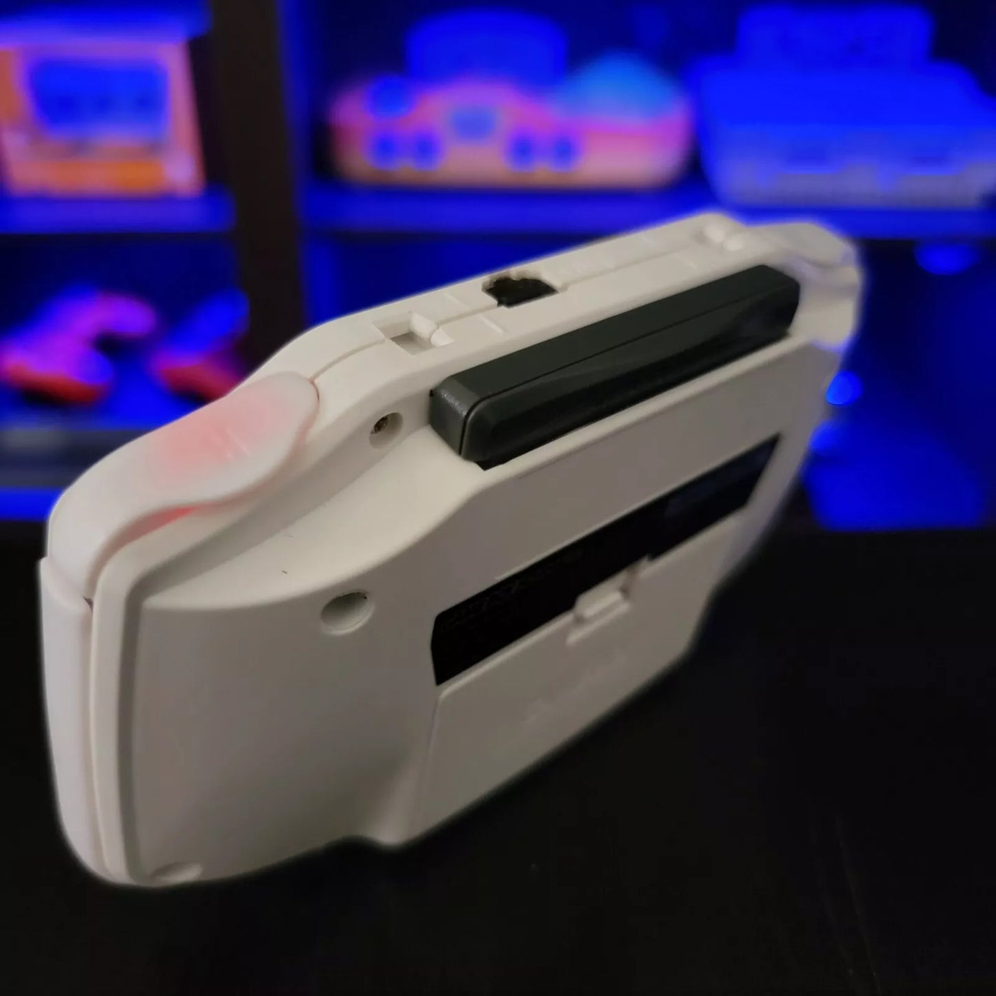 White Game Boy Advance GBA Console with iPS V5 Backlight Backlit LCD MOD Console